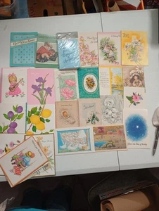 Lot Of 28 +8 NOS Unused Cards Vintage 1940's To  NOS - Picture 1 of 16