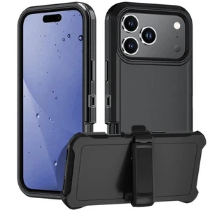 Funda Defender Antigolpes PARA IPHONE 17/17 PRO/17 AIR/17 PRO MAX clip opcional - Imagen 1 de 10