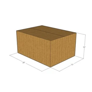 20x15x10 New Corrugated Boxes for Moving or Shipping Needs 32 ECT - Picture 1 of 2