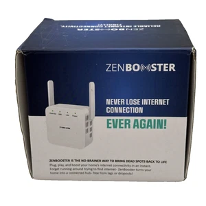 Extender WiFi Dual Band 2.4Ghz Zen Booster Gamma Internet Zenbooster 300Mbps - Foto 1 di 10