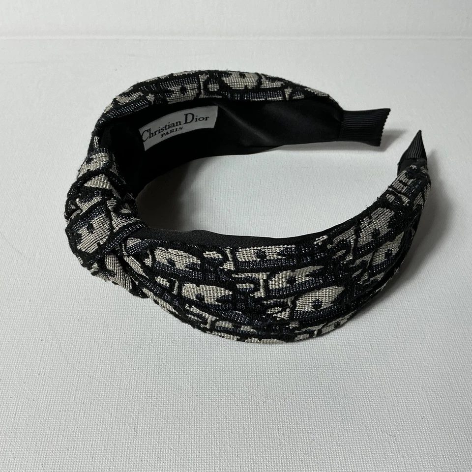 Dior Beauty Line Black and Cream Headband - Image 1 of 3