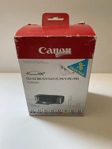 Oryginalne wielopakowe wkłady atramentowe Canon CLI-42 do Canon Pixma Pro-100 - Zdjęcie 1 z 1