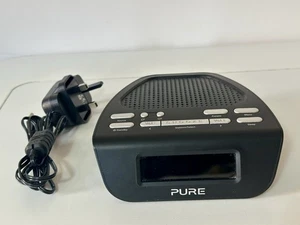 Pure Siesta Mi Series 2 DAB UKW Radio Wecker schwarz mit Netzteil - Bild 1 von 13