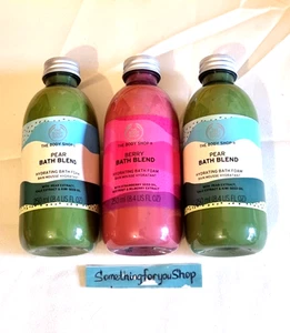 The Body Shop 3x Bath Blend Bundle Hydrating Bath Foam Vegan 250ml each' - Picture 1 of 3