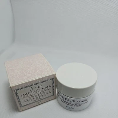 Fresh Rose Face Mask Infused with Real Rose Petals 15ml New & Boxed - Image 1 of 4