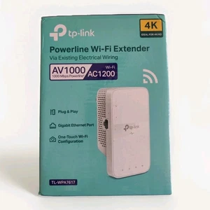 TP-Link Powerline Wi-Fi Extender TL-WPA7617 AV1000 Powerline Ethernet boîte ouverte - Photo 1/6