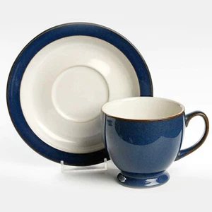 BOSTON by Denby Tea Cup & Saucer NEW NEVER USED made in England - Picture 1 of 2