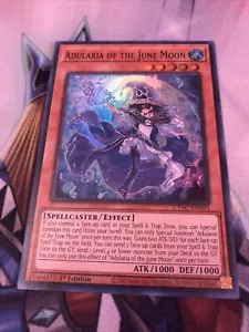 Yu-Gi-Oh! TCG Adularia of the June Moon Cyberstorm Access CYAC-EN095 1st Edition - Picture 1 of 1