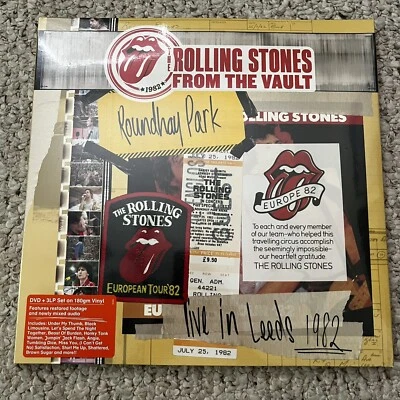 Rolling Stones - From The Vault: Live In Leeds 1982 (3LP Vinyl + DVD) New - Image 1 of 3