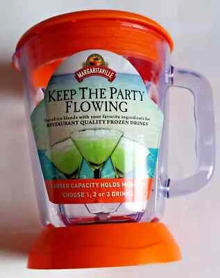 Tarro de plástico Margaritaville AD3800 MRG tapa naranja Foto 1 de 4