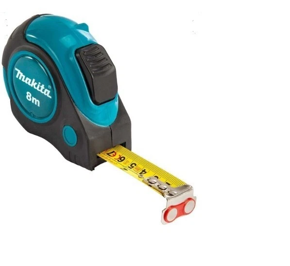 Cinta genuina Makita Autolock 8 m medida 8 metros métrica imperial fuerte magnética Foto 1 de 1