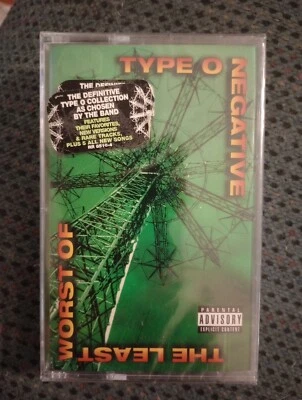 The Least Worst Of Type O Negative Cassette Sealed Hype Sticker - Image 1 of 3