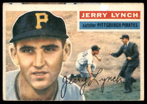 1956 Topps #97 Jerry Lynch (writing) Poor