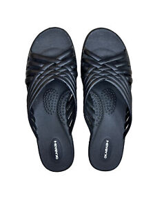 Okabashi Slide Sandals Shoes Women’s Sz Medium 9.5-10.5 Venice Black