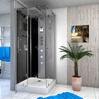 AcquaVapore Prysznic parowy Stempel prysznicowy Sauna Prysznic Kabina prysznicowa D38-13L3 90x90cm 