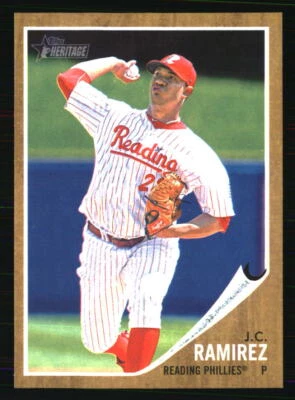 J.C. Ramirez 2011 Topps Heritage Minor League #192 BASEBALL Card - Image 1 of 2