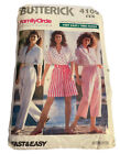Butterick 4109 Very Easy Sewing Pattern Misses Top Pants Shorts Size 6 8 10