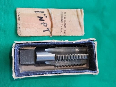 1-1/4-11-1/2 NPT Pipe Tap HSS NPT Taper Thread Uncoated Bright Threading Premium - Image 1 of 4