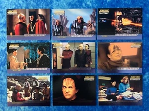 Star Trek: The Next Generation Profiles First Contacts Cards Complete Chase Set - Picture 1 of 11