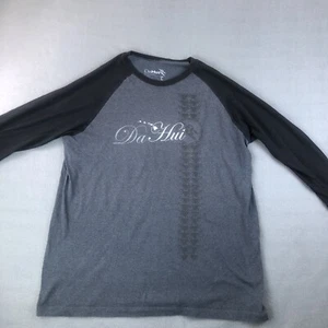 Da Hui Surf Brand Mens Raglan Graphic T-Shirt Dark Gray Large - Picture 1 of 6