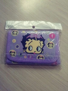BETTY BOOP VINTAGE GELDBÖRSE DREIFACH FALTBAR NEU 2004. LAVENDELFARBE. - Bild 1 von 7