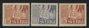 Sweden 1946 Lund Cathedral set Sc# 369-73 NH - Picture 1 of 2