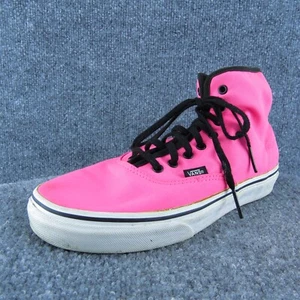 VANS Skateboarding Hombres Zapatillas Zapatos Rosa Tela Con Cordones Talla 8 Mediano - Imagen 1 de 9