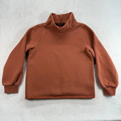 Madewell MWL Sudadera Cuello Alto Pullover Dobladillo Crudo Mezcla Algodón Orgánico XS Foto 1 de 4