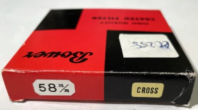 VTG Bower 58mm Cross Filter Clear Glass Screw Mount made in JAPAN New - Image 1 of 4