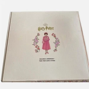 Harry Potter x Dolores Umbridge Tea Pot Collection - Two Tier Cake Stand NEW - Picture 1 of 5