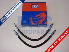 FRONT BRAKE FLEXI HOSE (PAIR) for FORD ESCORT Mk2 RS MEXICO RS1600 RS2000 75-80