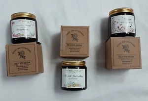 Nuevo, Juego de 3, 3’’’ DISFRUTA DE LOS BUENOS TIEMPOS Tarro Velas - Imagen 1 de 7