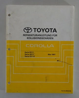 Manual de Taller Toyota Corolla Carrocería / Daños de Colisión, Stand 05/1997 - Imagen 1 de 2