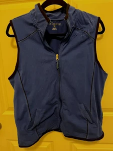Womens Erika Sport XL Outdoorsy Vest, Blue/Black, Pre-Owned,~~ 2 Pockets - Picture 1 of 3