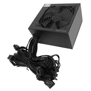 700W Computer Power Supply Dual Core Platform For Win10 System Continuous Po NEW - Afbeelding 1 van 12