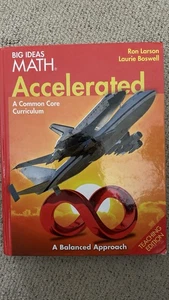 BIG IDEAS MATH: Teacher Edition Accelerated 7 2014 by HOLT MCDOUGAL - Picture 1 of 1