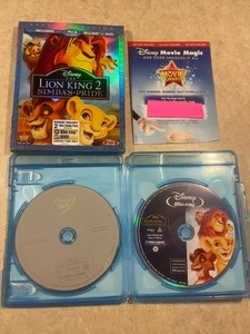 Special Edition Disney The Lion King 2 Simba's Pride Blu-Ray+DVD+Code+ Slipcover - Imagen 1 de 6
