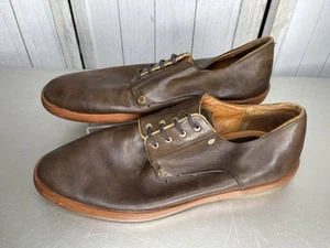 CAMPER Alicante Brown Leather Erick Comfort Dress Walking Shoes Size 10 - Picture 1 of 7