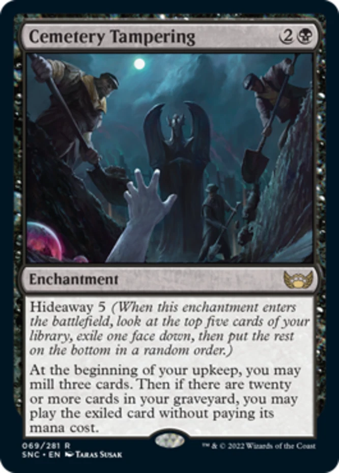 x1 Cemetery Tampering - Streets of New Capenna - NM - MTG - Image 1 of 1