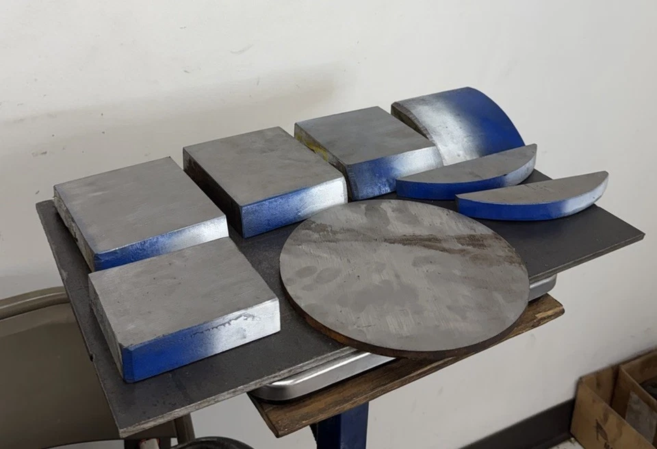 Culata de barra de acero de aleación 8620 - Lote de corte (8 piezas, aproximadamente 39,70 libras) Foto 1 de 4