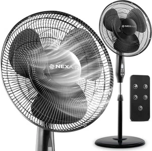 Oscillating 16 Inch Pedestal Stand Up Fan, Quiet Operating 16.4 x 40, Black - Picture 1 of 7