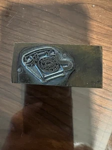 Tipo impresora telefónica tipográfica impresión vintage - Imagen 1 de 3