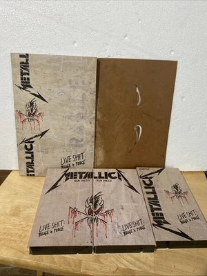 Metallica VHS Live Shit Binge & Purge Box Set Tapes Only Vintage - Image 1 of 4