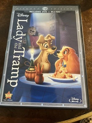 Lady and the Tramp (Diamond Edition Two-Disc Blu-ray/DVD Combo in DVD Packaging) Foto 1 de 2