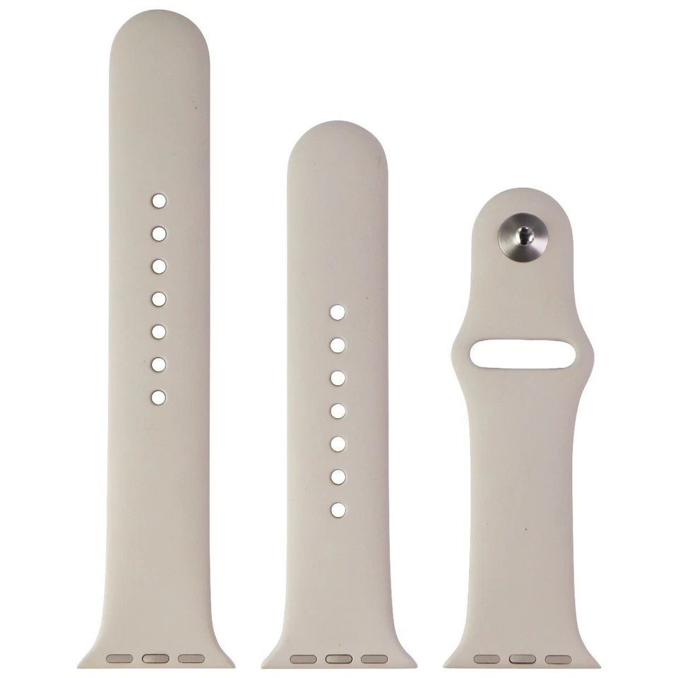 Apple (41mm) Sport Band for Apple Watch 38/40/41mm - Starlight - Full Set - Image 1 of 1