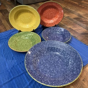 Over and Back SOJOURN 5-teiliges NUDELSET geschwammte Servierschale & 4 übergroße Schüsseln - Bild 1 von 11