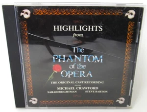The Phantom Of The Opera Highlights From Original Cast Recording CD 1987 Polydor - Picture 1 of 6