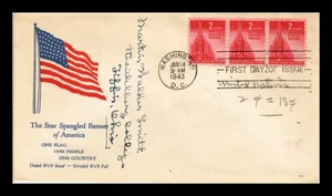 DR JIM STAMPS US COVER WWII NATIONS UNITED FOR VICTORY FDC SCOTT 907 PATROTIC - Picture 1 of 2