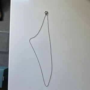 sterling silver 925 13” 1 mm Necklace Chain 0.6 Grams - Picture 1 of 6