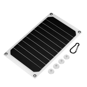Portable 10W Outdoor IP64 Waterproof Solar Panel Mobile Power Charger 5V USB BEA - Photo 1 sur 9
